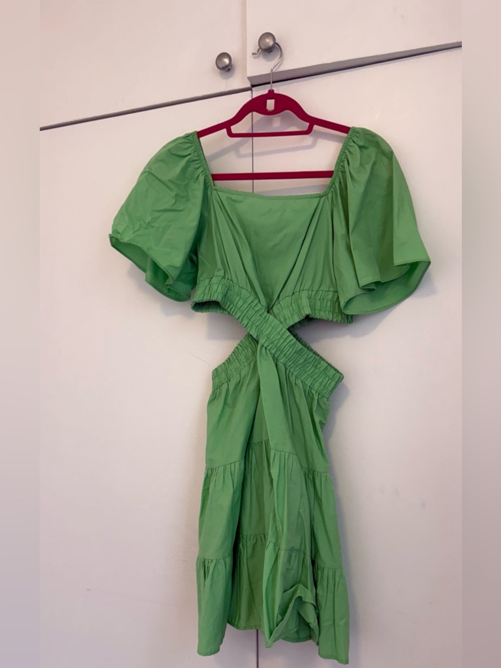 NISAN Green Cutout Mini Sundress size EU 40– women’s Medium equivalent